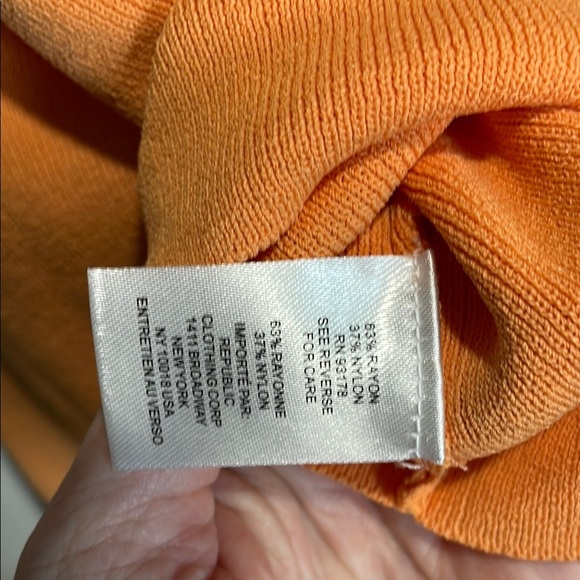 Industry Vibrant Orange Crop Top - Picture 5 of 7